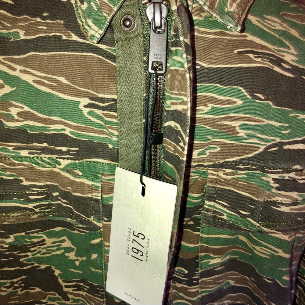 Zara Man Camouflage Jacket. - Picture 2 of 6